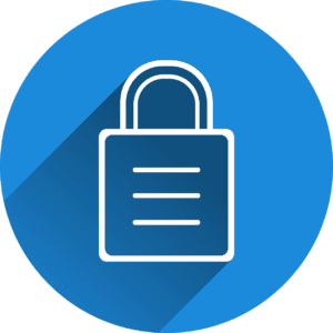 Free castle security locked vector