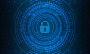 Free cyber security technology network illustration