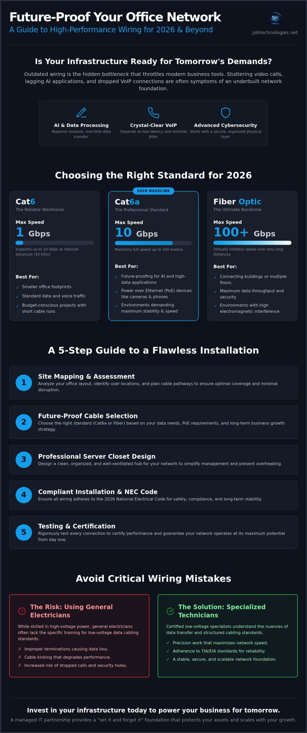 Professional Office Network Wiring in Dubuque: A 2026 Planning Guide