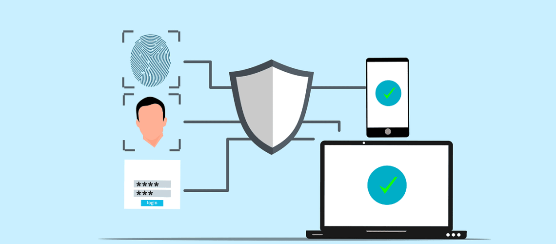 Free cybersecurity security authentication vector