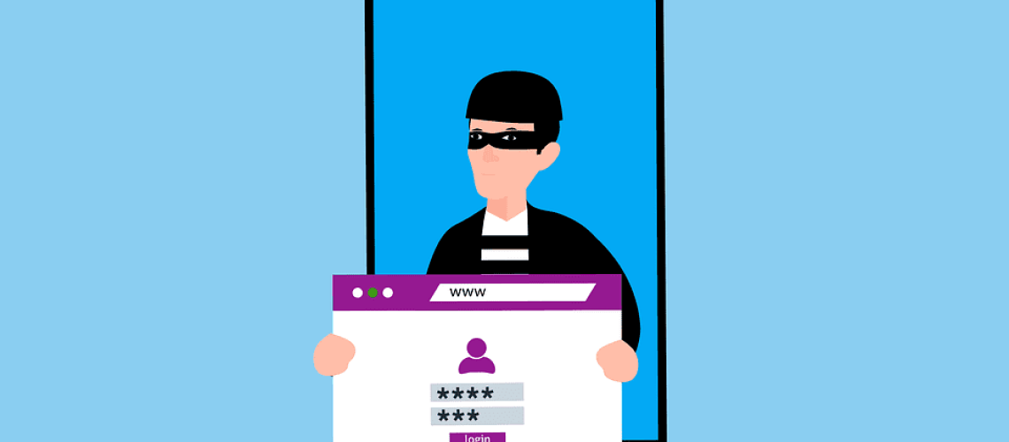 Free phishing scam website vector