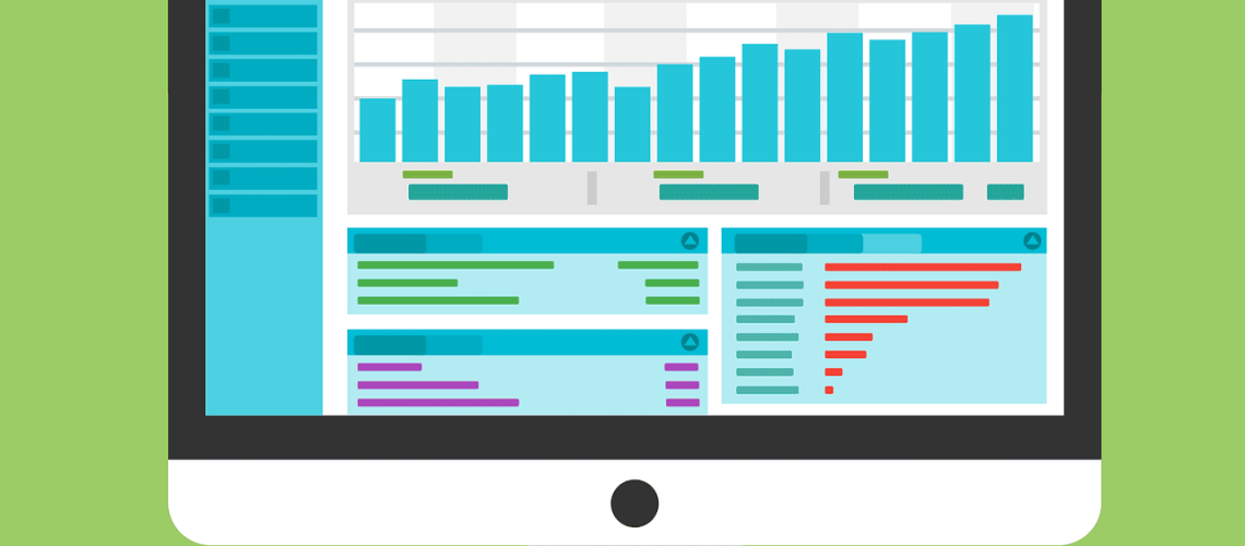 Free statistic wordpress web vector