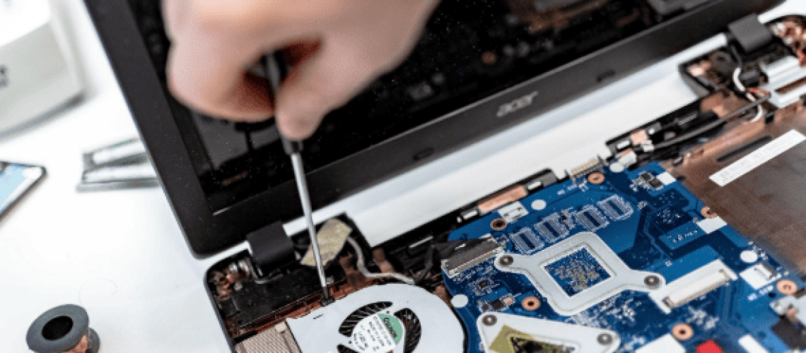 computer being repaired